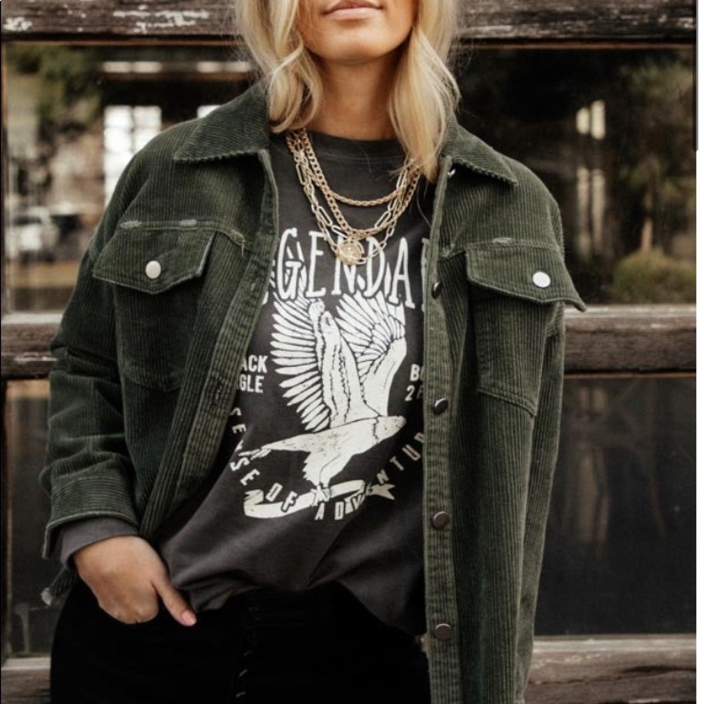 Bohme corduroy shirt jacket